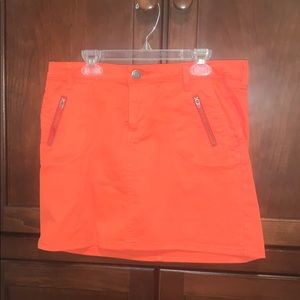Orange skirt